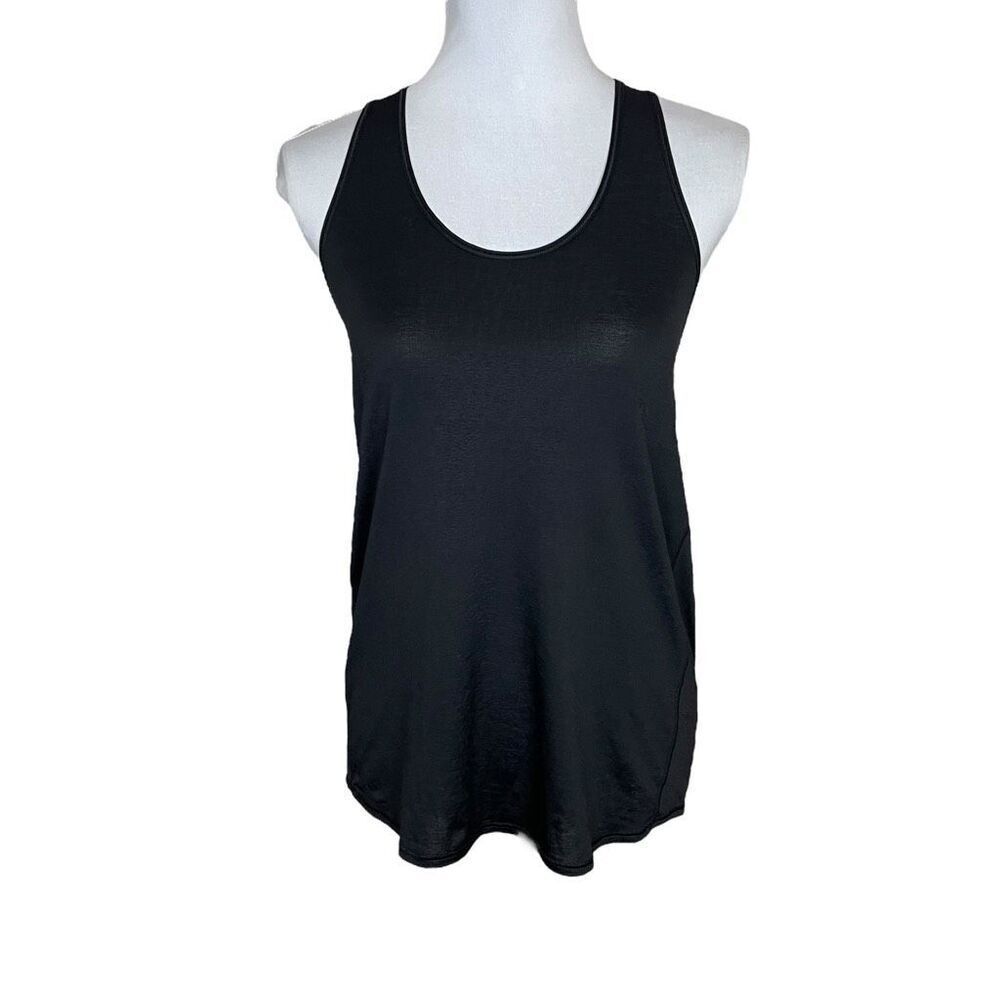 Lululemon Essential Tank Pleated Back Black Size 2